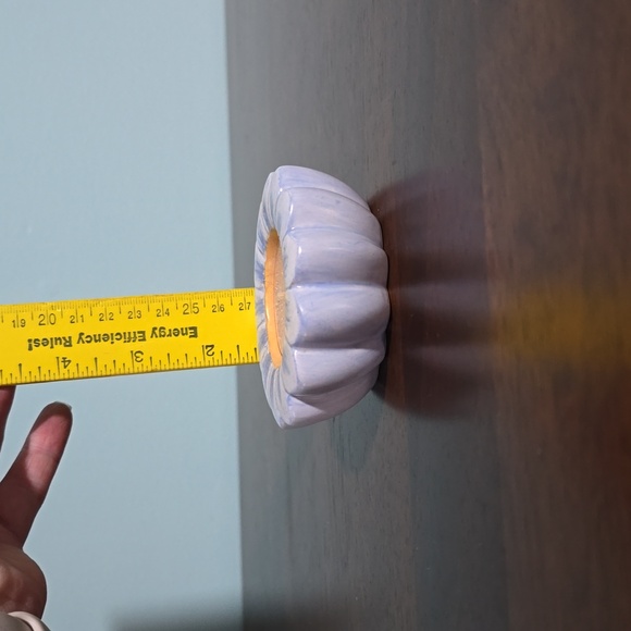 HOST PICK.Vintage. Pair of Sunflower Tealight Ceramic Candle Holders - Picture 3 of 6